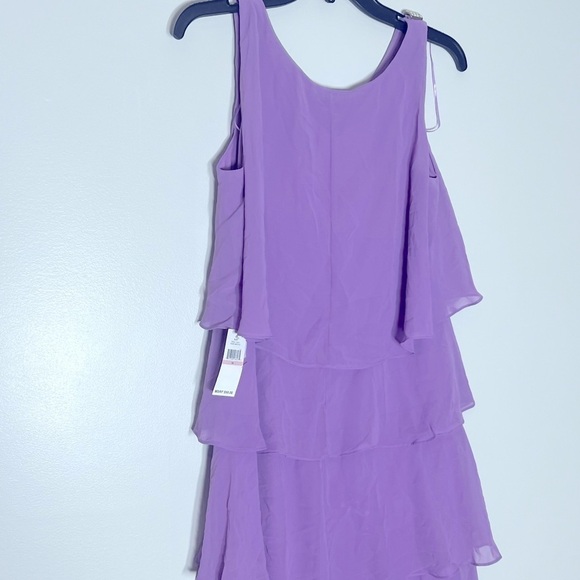 SI Fashions Tiered Chiffon Dress Party Formal Ruffled Sleeveless
Purple Amethyst - Picture 7 of 12